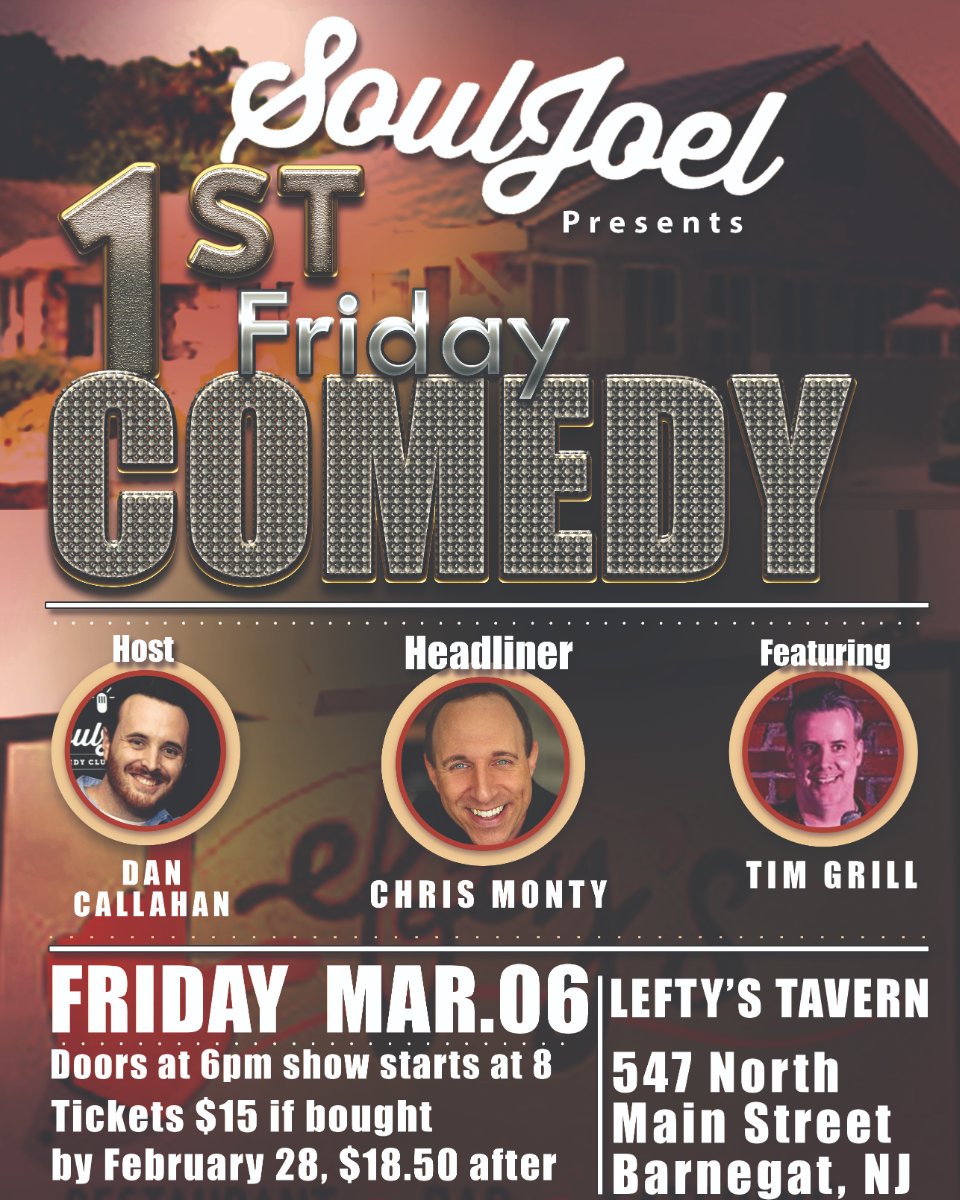 Don't miss out on an exciting night! Get your tickets today by giving us a call at (609) 607-0707.