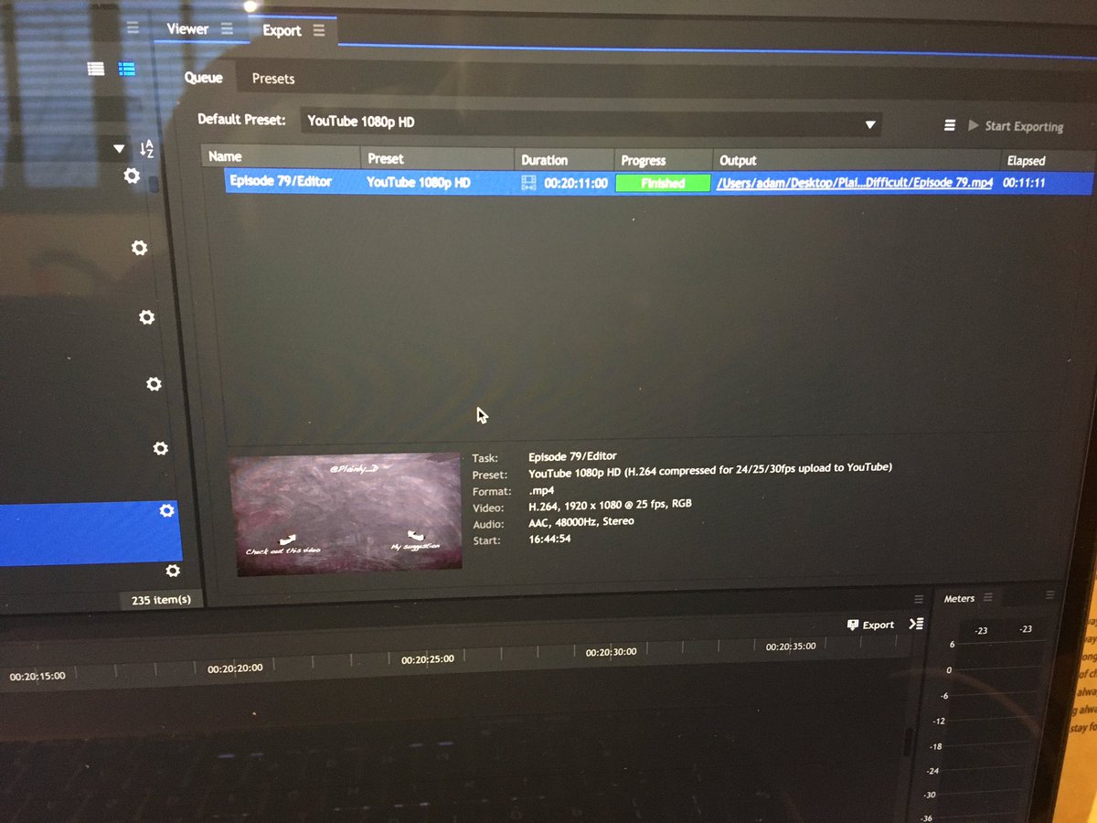Plainly_D's tweet image. What used to take 3 hours on my old computer now takes 11 mins! My buyer remorse feels a little better now! #apple #youtube #workcomputer