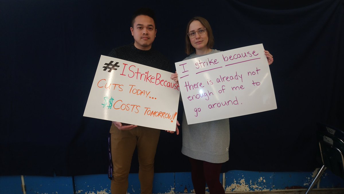 EmilyMyhr's tweet photo. @ElemTeachersTO, @ETFOeducators, @fordnation, @Sflecce #ETFOstrong #Istrikebecause  #CutsHurtKids https://t.co/Trbv47sn9I