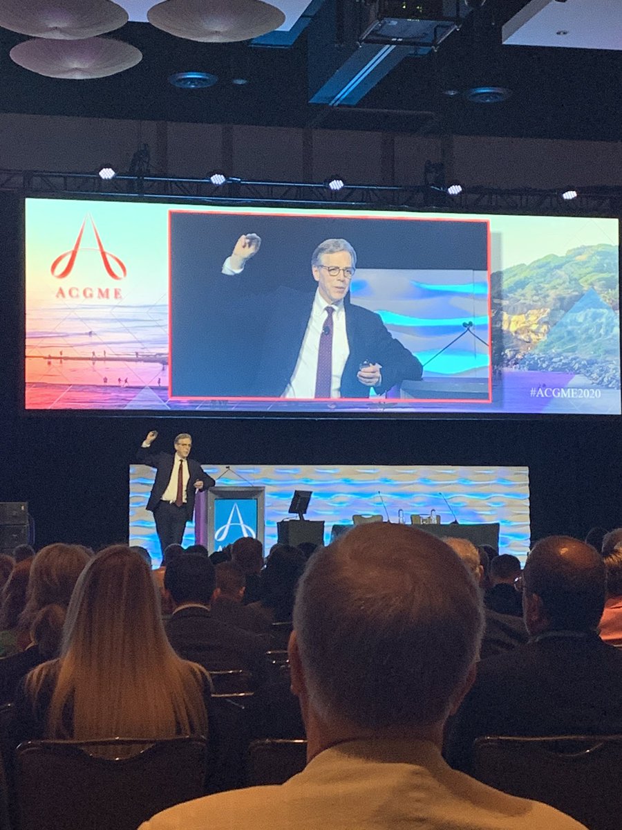 Kicking off #ACGME2020 with the always inspiring speaker Tim Brigham! Looking forward to attending the 3️⃣ resident led sessions today by my amazing CRCR colleagues!
