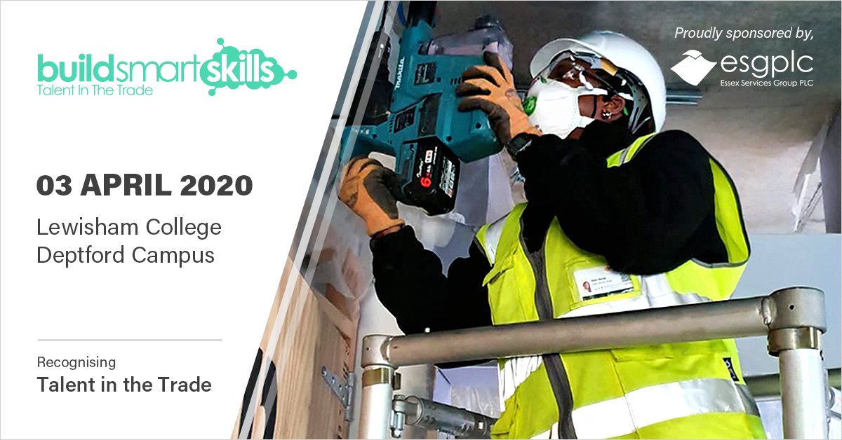 ESG are proud to announce our sponsorship of a new construction industry skills competition 'Buildsmart Skills', taking place for the first this year at <a href="/construction_lc/">Lewisham College Construction</a>. Let's all work together to support and recognise 'Talent in the Trade'.
#SettingTheStandard #TalentInTheTrade