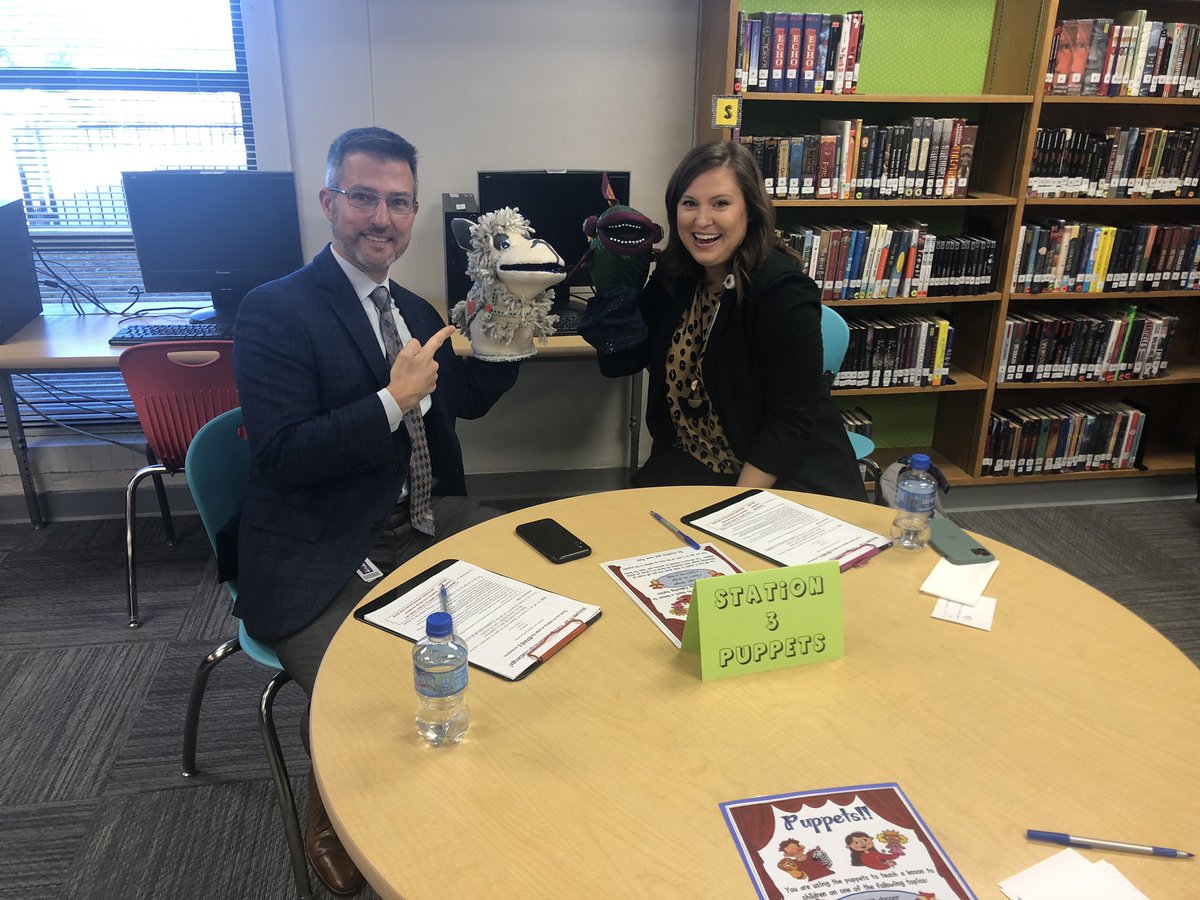 StacyWSingleton's tweet image. Playing with puppets while serving Jackson Technology students. Excellent display of soft skills by the JT students during the Viking Leadership Challenge. @Jackson_Vikings @bcdebaca @AngelynCheatham
