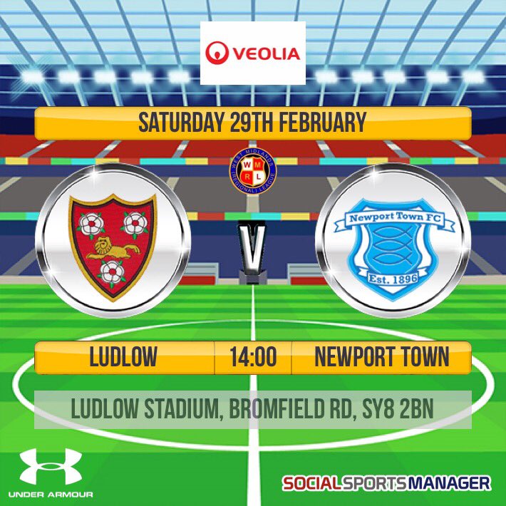 LudlowFC's tweet photo. 💡✅ A reminder tomorrow’s game vs. @Newport_Town_FC is still ON! 

#LudlowFC 🔴⚫️ https://t.co/JJRxwRyP8T