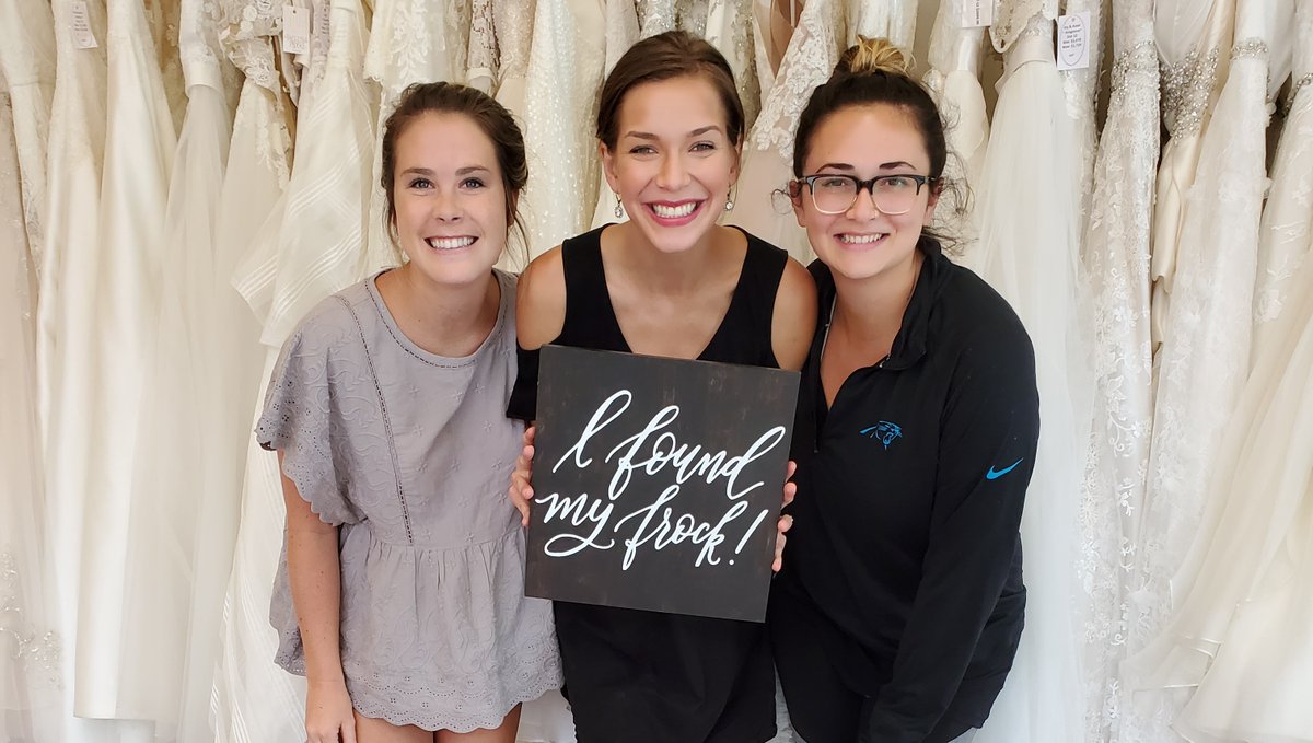 FabFrocksCLT's tweet photo. We are so excited to help our brides find their frock today!!!⁠ https://t.co/wAJeoKdLgx