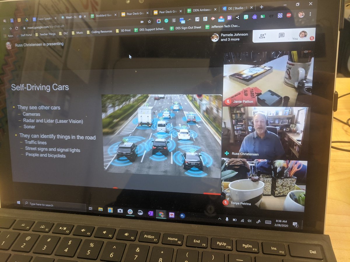 Today for #collegeAndCareerWeek, I'm facilitating a video chat between my dad and classes at <a href="/StoddardSchool/">Stoddard School</a>. He may be far away, but that doesn't stop him from being a guest speaker! #amazingAESD