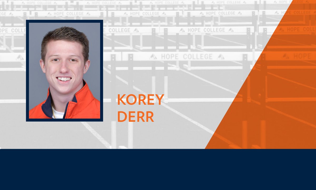 Sprinter Korey Derr is one of many <a href="/HopeCollege/">Hope College</a> men's indoor track and field athletes to follow this weekend at the <a href="/MIAA1888/">#D3MIAA Sports</a> Indoor Track and Field Championships.

goho.pe/GLtU50yyJQd

#bestrongbetrue #gohope #d3tf #d3miaa
