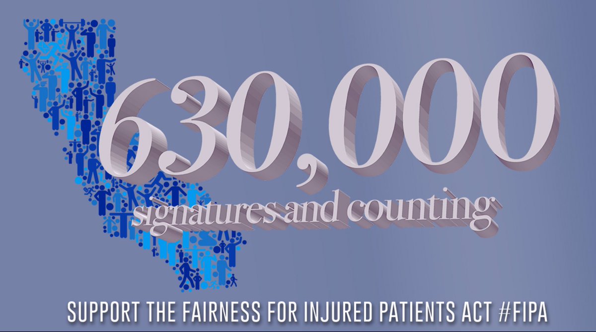 ConsumerWD's tweet photo. We have now collected more than 633,000 signatures for the Fairness For Injured Patients Act -- which will adjust the 1975 cap on compensation for injured patients.
When you are doing what is right, how can it possibly be wrong?
Support #FIPA today - https://t.co/UYLx7hzskY. https://t.co/bzgegEppxU