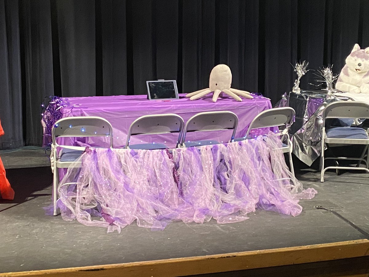 shawnakaiwright's tweet photo. Quiz bowl about to commence!  Engage all tentacles 🦑! ❤️@OakridgeMS1 https://t.co/XY0QDXIR3S