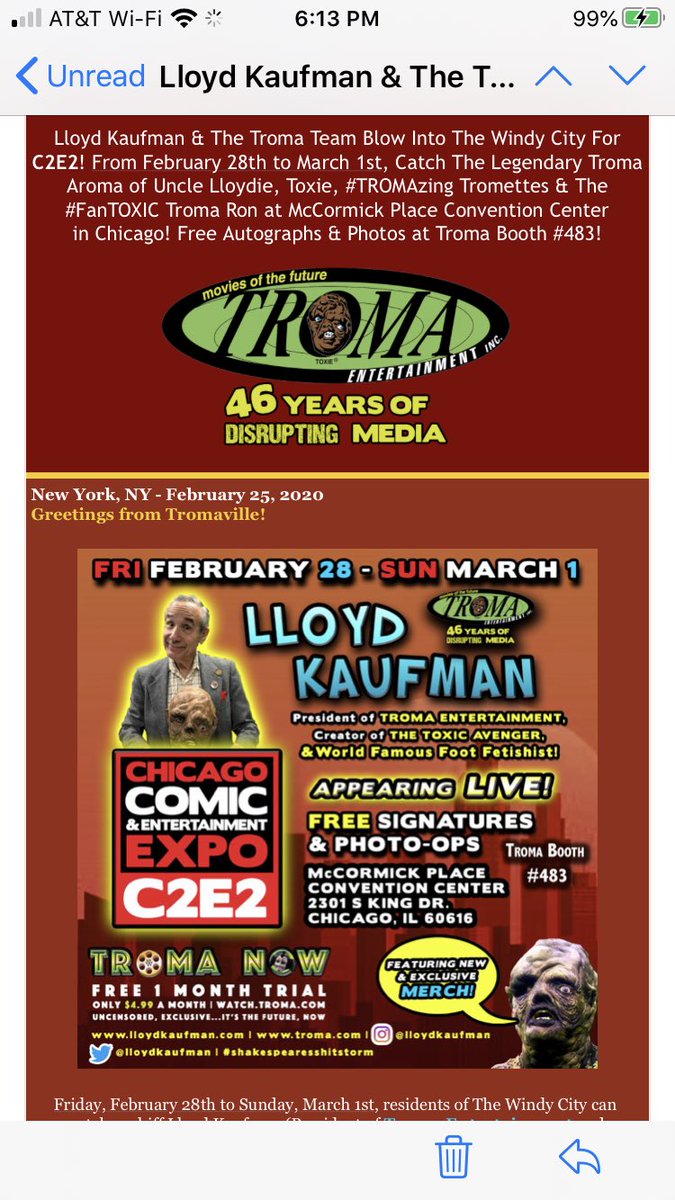 <a href="/joe_randazzo/">Joe Randazzo</a> <a href="/CaesarOtto/">Caesar & Otto</a> <a href="/ThrillFlix/">ThrillFlix</a> <a href="/RealDeronMiller/">Deron Miller</a> <a href="/Felissa_Rose/">FelissaRose</a> <a href="/LinneaQuigley/">Linnea Quigley</a> <a href="/DebbieRochon/">Debbie Rochon</a> <a href="/laurenfrancesca/">Lauren Francesca</a> <a href="/PromoteHorror/">PromoteHorror 🎃</a> <a href="/kinky_horror/">Diana “Darcy the Mail Ghoul” Prince 🎃💌</a> <a href="/kreepazoidkelly/">Kelly Barlow</a> Congrats!! C U <a href="/c2e2/">C2E2</a>