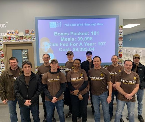 UPS Integrad Franklin Park (@upsintegradfpk) on Twitter photo 2020 Franklin Park MP class 1 volunteering at <a href="/fmsc_org/">Feed My Starving Children</a> making enough food to feed over 100 children for a year <a href="/Ricups/">Rick Winters</a> <a href="/JDinBoston/">John Doyle</a> <a href="/JCR_FP_Integrad/">Julio C. Robles</a> #ups 2020 Franklin Park MP class 1 volunteering at <a href="/fmsc_org/">Feed My Starving Children</a> making enough food to feed over 100 children for a year <a href="/Ricups/">Rick Winters</a> <a href="/JDinBoston/">John Doyle</a> <a href="/JCR_FP_Integrad/">Julio C. Robles</a> #ups