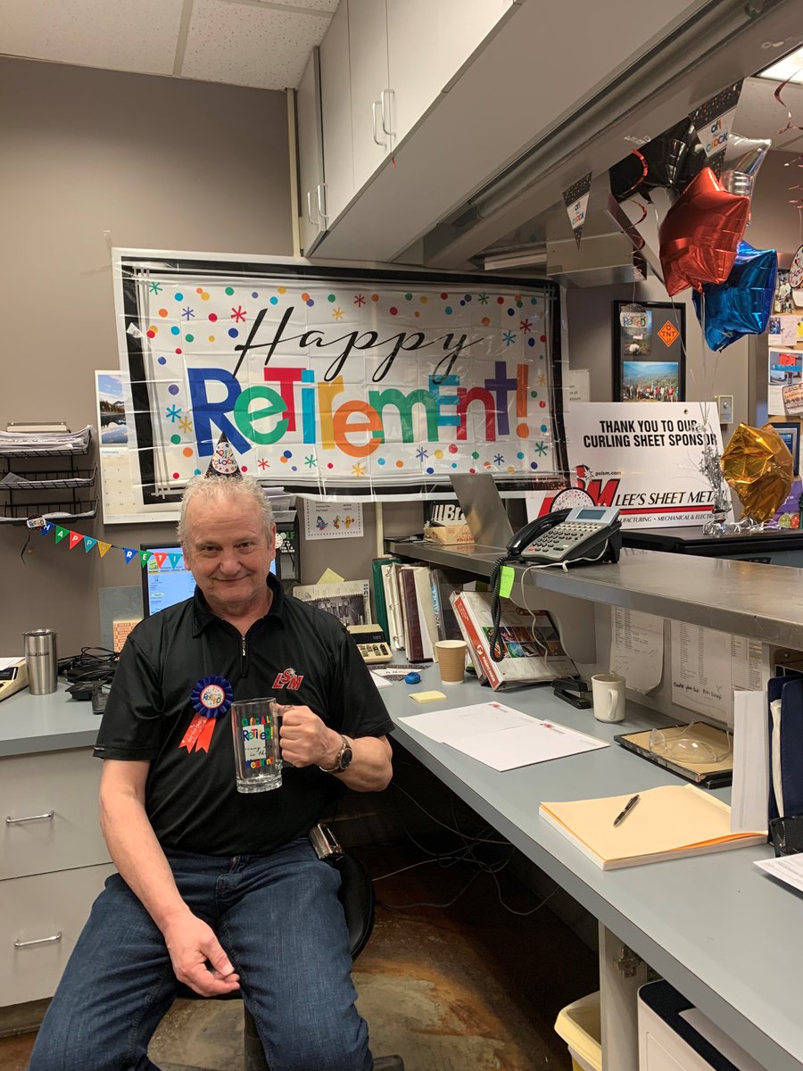 LSM_Comfort's tweet photo. It’s official!! Charlie’s on his way to retirement as of today!
Thank you, Charlie, for 40 years of Service! You will be truly missed. We know you’ll be stopping in for coffee because you will miss us😊
#LSMGroup #LSMCommercial #LSMManufacturing #LSMFabrication https://t.co/yeRcS0NQ74
