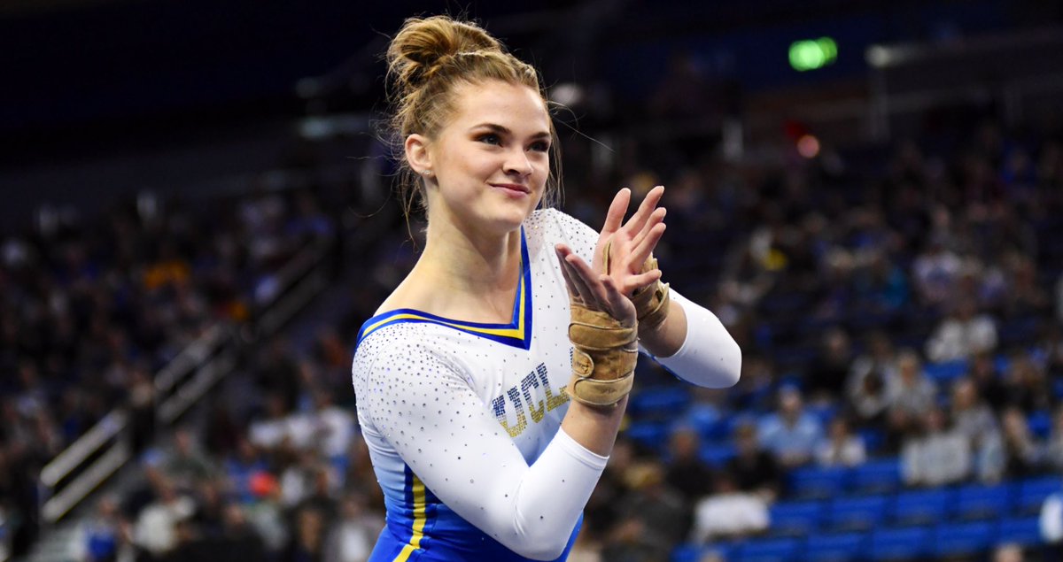 uclagymnastics's tweet photo. Birthday week continues for the Bruins! Today we wish @EmmaAndres9 a very Happy Birthday! 🥳 https://t.co/tiKOl61VBi