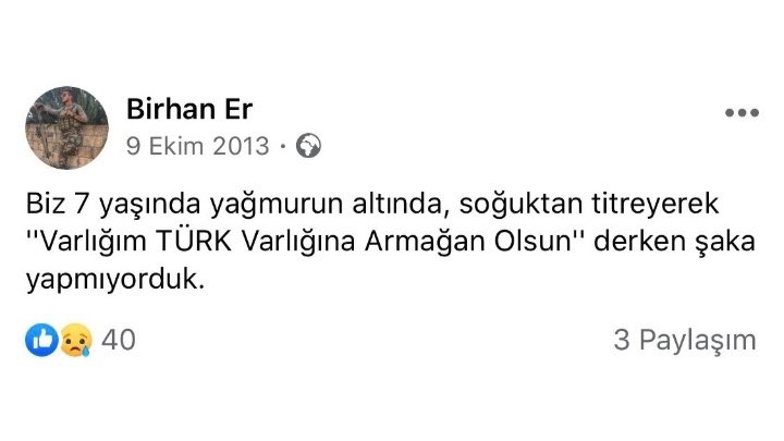 Bazen kelimeler çok şeyi anlatır...🇹🇷