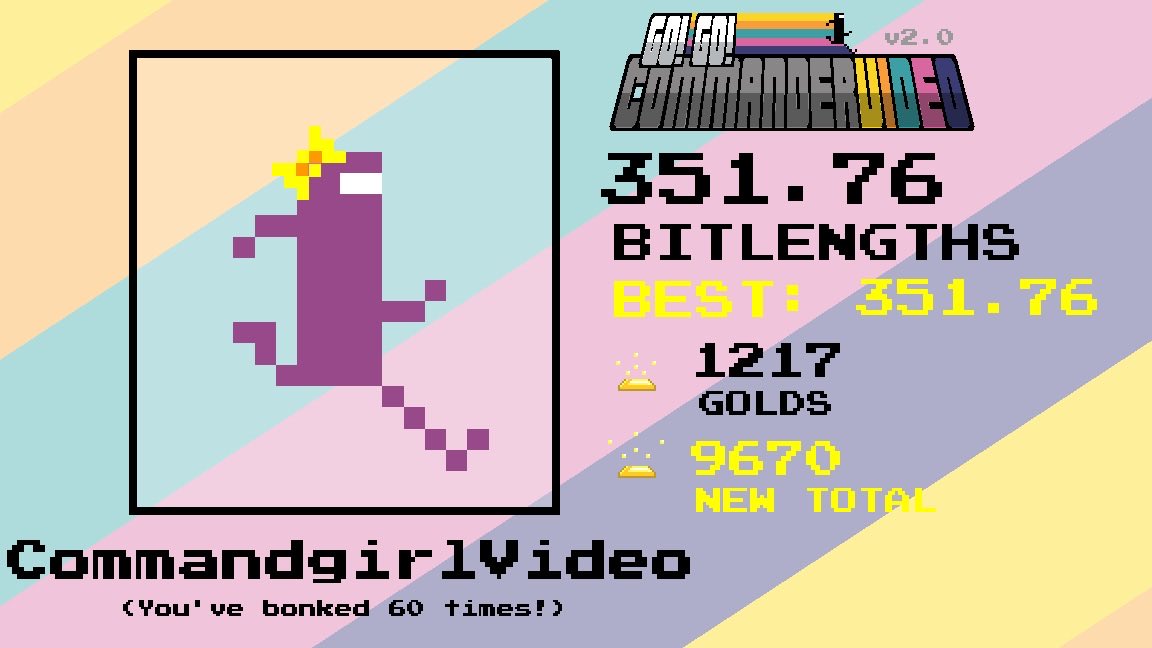 CrystaltheGamer's tweet photo. I ran 351.76 BitLengths and picked up 1217 Golds! https://t.co/CLVjWQ6gNb #GoGoCommanderVideo @TotallyChoice #1 once again https://t.co/DJk6F4ECW2