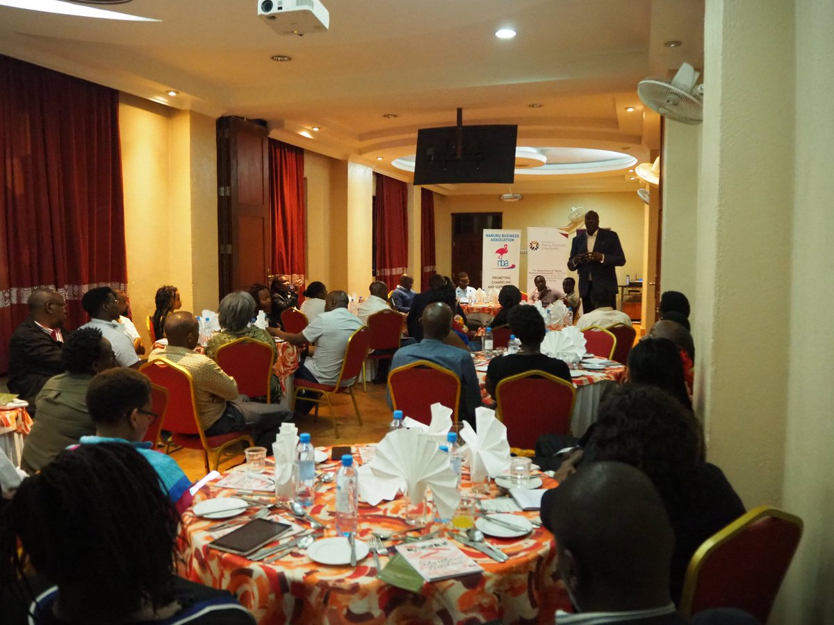 afbekenya's tweet photo. Today, the AFBE in partnership with Nakuru Business Association held a  successful forum with business owners in Nakuru. The business owners got to know what AFBE does and how it would be beneficial to be part of the association.
#NakuruBusiness
#FamilyBusiness https://t.co/5NAV0xAGSM
