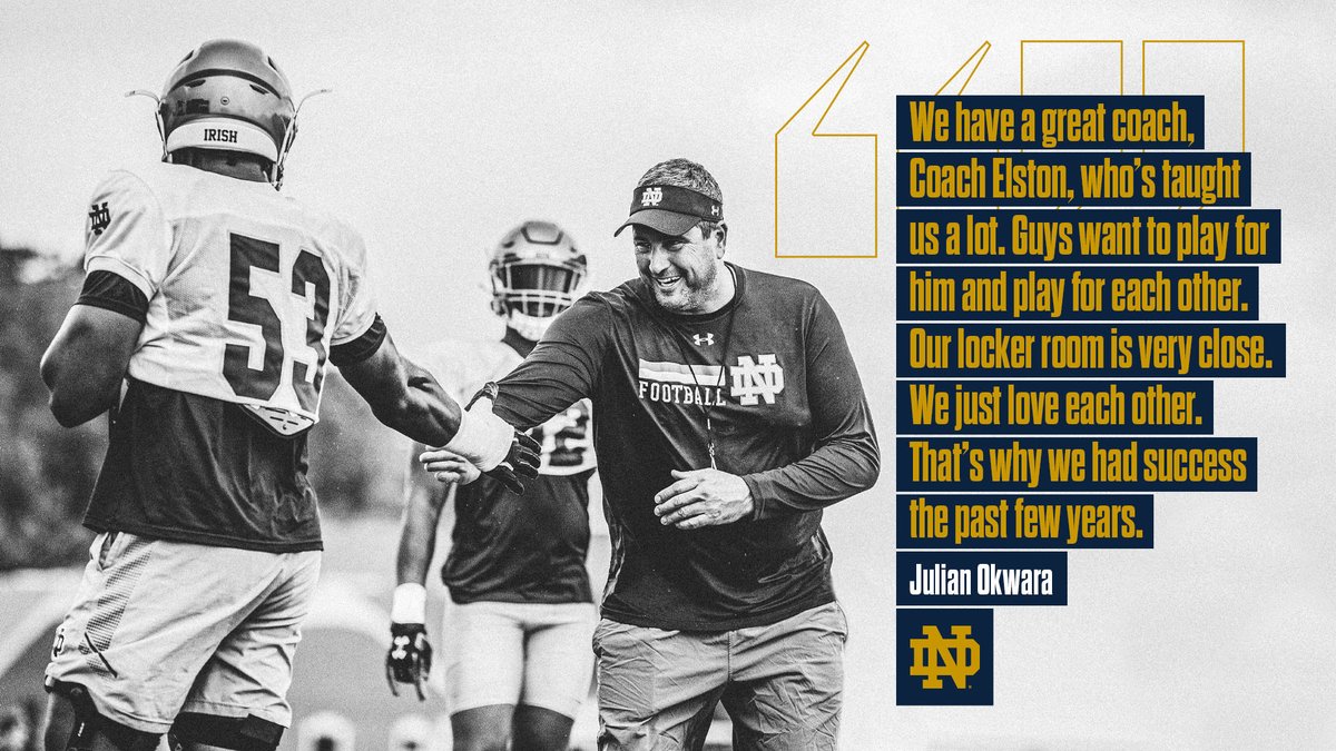 We play for each other.

#GoIrish
