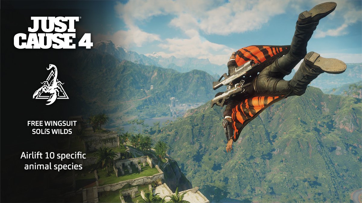 Just Cause on Twitter "New wingsuit available to all those who