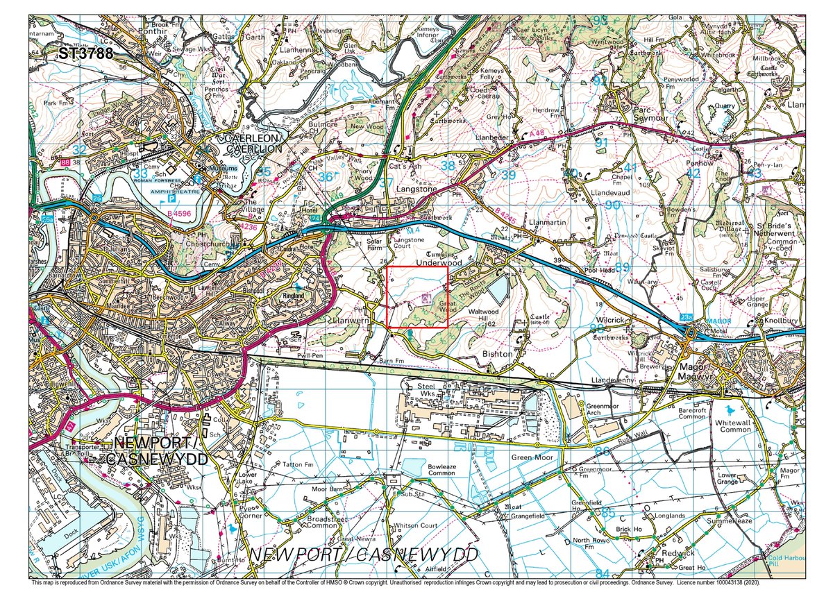 SEWBReC's tweet photo. The SEWBReC Gwent #SquareOfTheMonth for March is ST3788, near Underwood in Newport: https://t.co/V10KVCBLWa https://t.co/53aNSpp15x