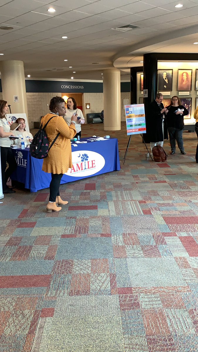 scmiddlelevel's tweet photo. Middle Level Institute registration is underway! Sessions start at 1:15! #scamle2020 https://t.co/JBUcXbH4Q2