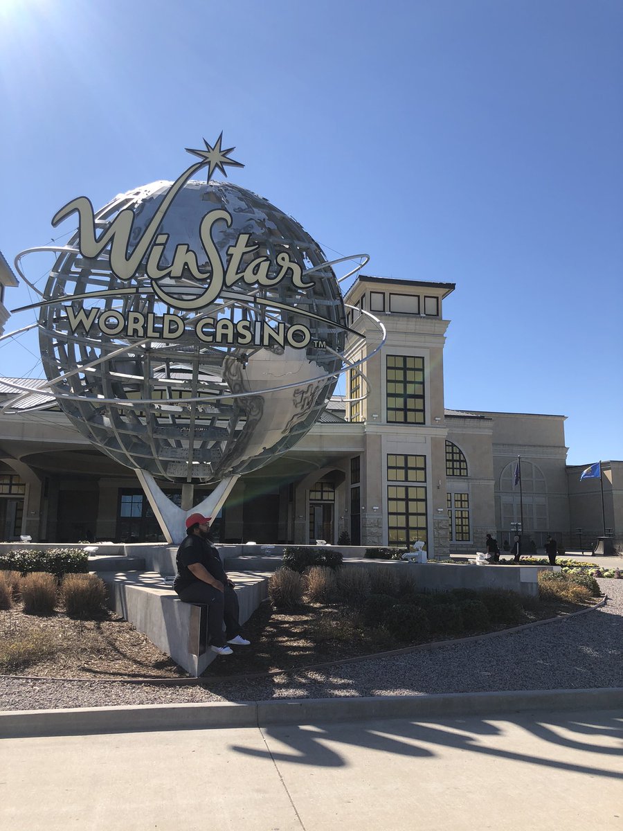 You ever just blow your whole tour budget at the Winstar?