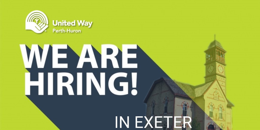 UnitedWayPH's tweet photo. Want to be part of a great team? Passionate about making your community an even better place to live? United Way Perth-Huron is hiring a part-time Manager Exeter Resource Development & Community Impact. Interested in more details? ๐https://t.co/g1ylDQyYJT #ExeterON https://t.co/ubCOFNS8an