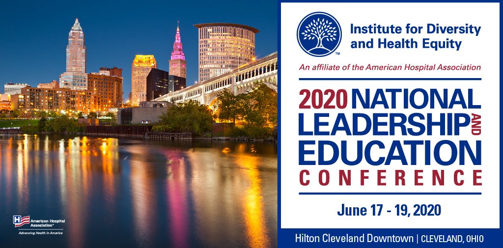IFD_AHA's tweet photo. Interested in innovative strategies to advance #diversity, #inclusion and #healthequity ? Join health care leaders in Cleveland for IFDHE's National Leadership and Education Conference.  Register today and save with our early bird rate! #IFDHE2020 https://t.co/sKkSVjc09V https://t.co/itKGkiC7ES