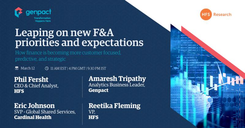 Join <a href="/pfersht/">Phil Fersht</a> <a href="/ReetikaFleming/">Reetika Fleming</a> <a href="/atripathy/">Amaresh Tripathy</a> &amp; <a href="/cardinalhealth/">Cardinal Health</a> ’s Eric Johnson to learn how #finance can evolve into a strategic partner. ow.ly/Kpm450yxgtB