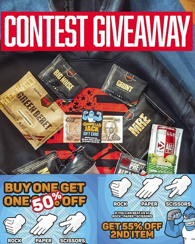 🔥GIVEAWAY CONTEST🔥
1. follow <a href="/gorillajack/">Gorilla Jack</a> 
2. like this post 
3. Tag a friend 🔥 Bonus entries for tagging more friends in separate comments🔥
GIVEAWAY INCLUDES: $100 Gift Card towards GorillaJack Clothing Recon hoodies and some amazing samples 🔥 BOGO 55% Sale WIN at Rock …