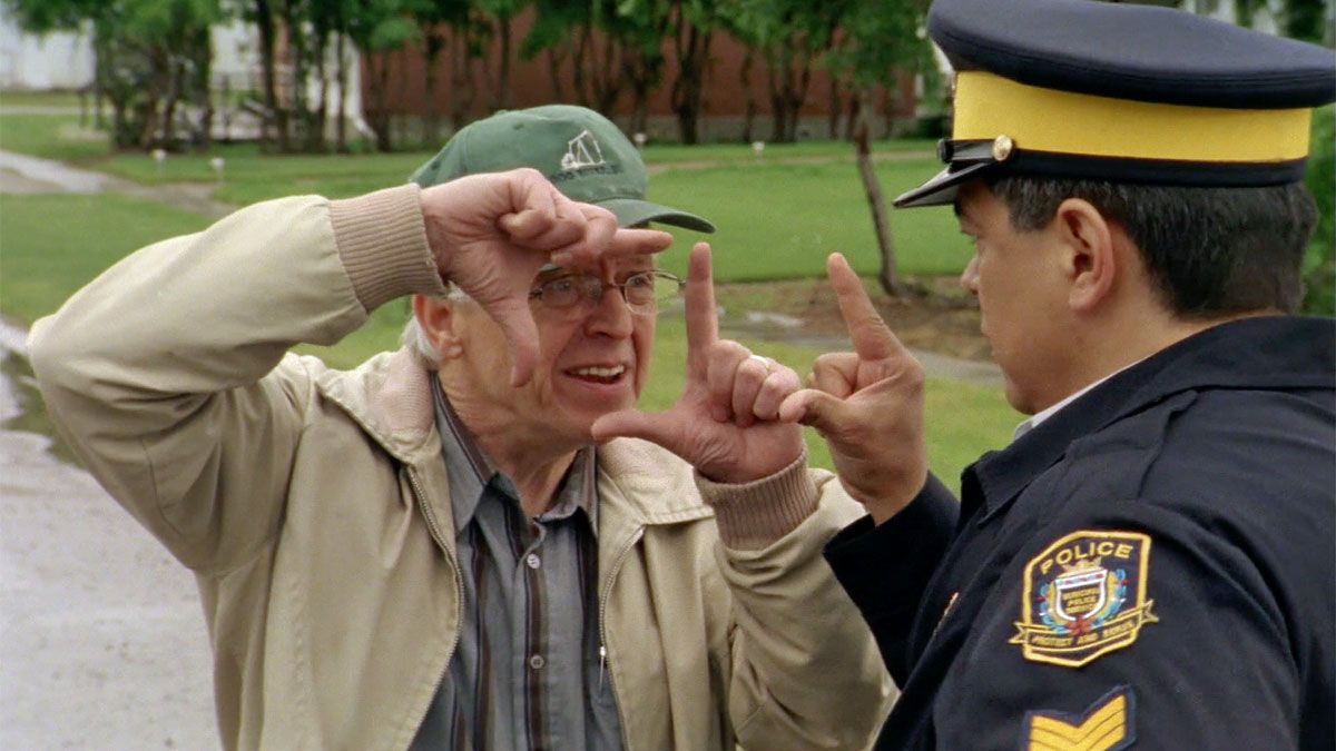 CornerGas's tweet photo. #ThingsThatGetBetterWithAge ... giving the cops the old L7.
#CornerGas
#CornerGasxIMDbTV https://t.co/GPWX3ryoAA