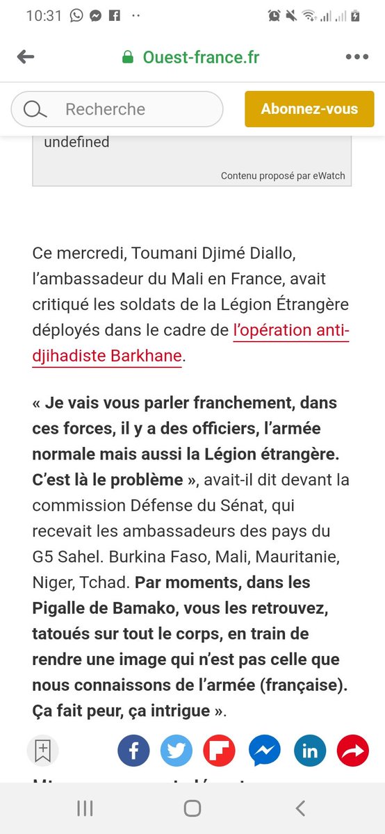 GY_MAO_'s tweet photo. @bateauenpapier Donc,les bidasses français ont le droit de faire du désordre dans les rues le soir à #Bamako&amp;l'#AmbassaeurDuMaliEnFrance,qui le denonce #Mali n'aurait pas le droit de le dénoncer!
Ces gens ne manquent pas d'air.Pourquoi #Paris&amp;son #QuaiDOrsay sont en colere?
#convergencedesluttes https://t.co/HIwmhT7x99
