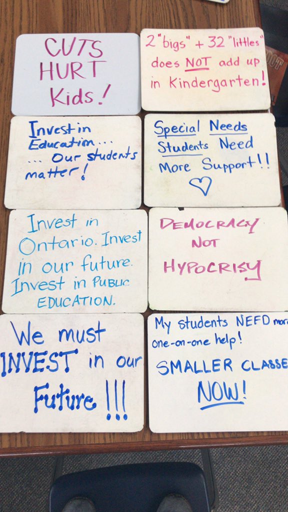 LVanclan's tweet photo. Ryerson staff is online picketing #RedForEd #ETFOstrong #Istrikebecause #CutsHurtKids https://t.co/j5C6qWLqs7