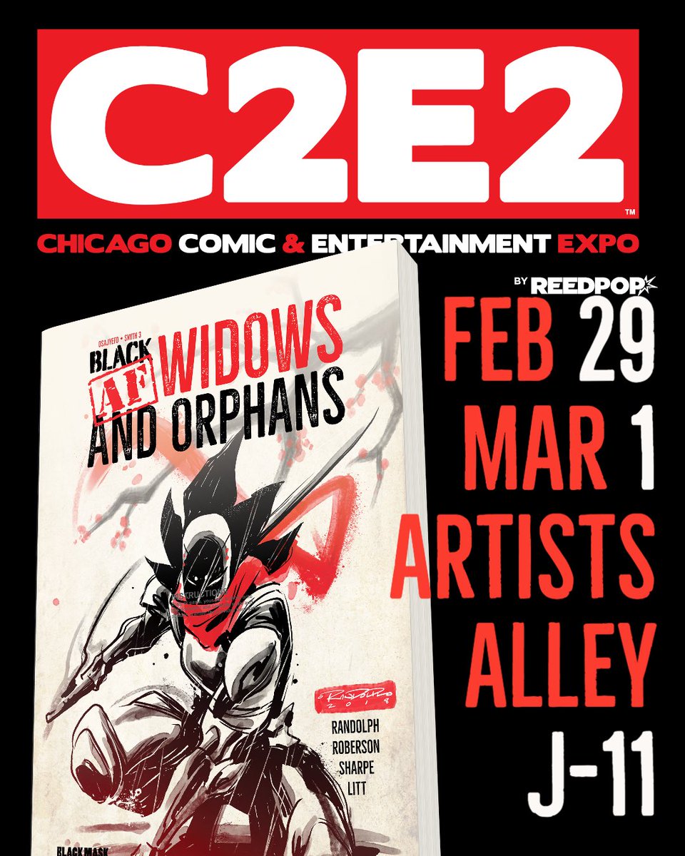 BLACKthecomic's tweet photo. #CHICAGO! We are here at #C2E22020 — and it’s cold AF! 🥶 https://t.co/68qwDRZrG6
