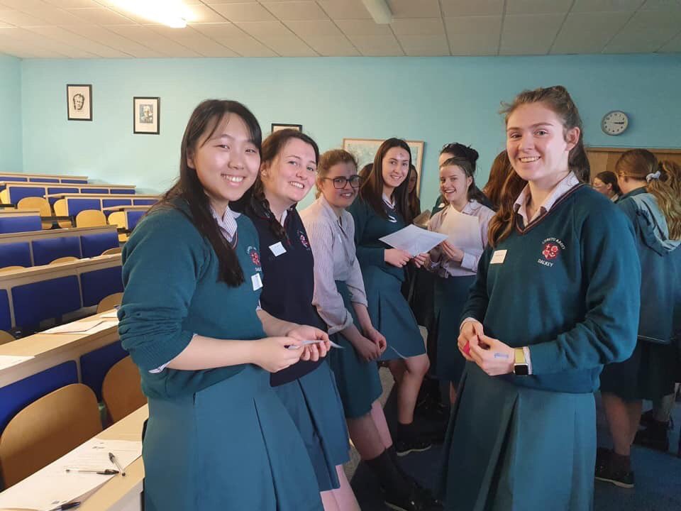 HabitatIreland's tweet photo. Big thanks to the staff and students at #LoretoAbbeyDalkey who took part in our new development education workshop yesterday!

Get your school involved now! Contact info@habitatireland.org to book in today!

#SDG11 #BuildSolidGround #SustainableDevelopment https://t.co/bUzyft79N1