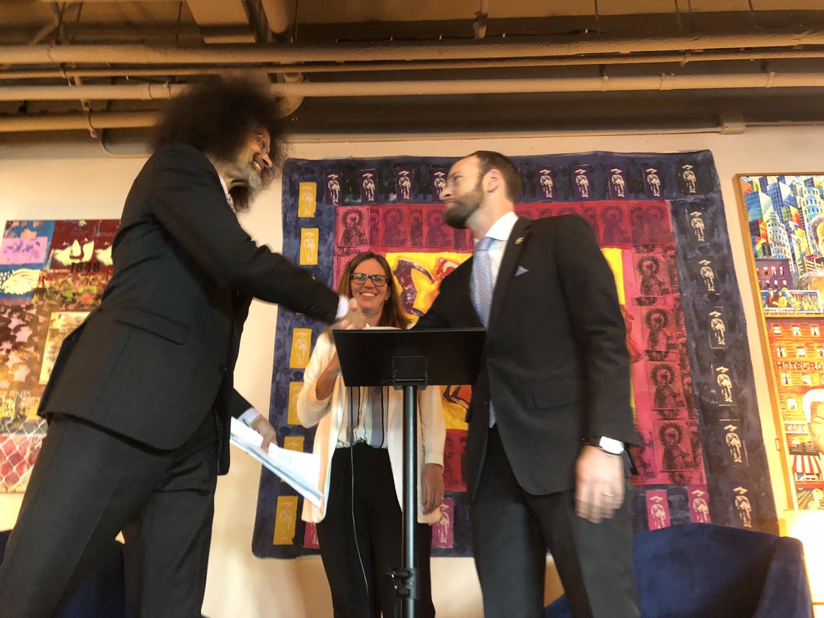 Prof Jody Armour, Kate Chatfield, SF DA Chesa Boudin at Justice Collaborative convening on the Justice Guarantee