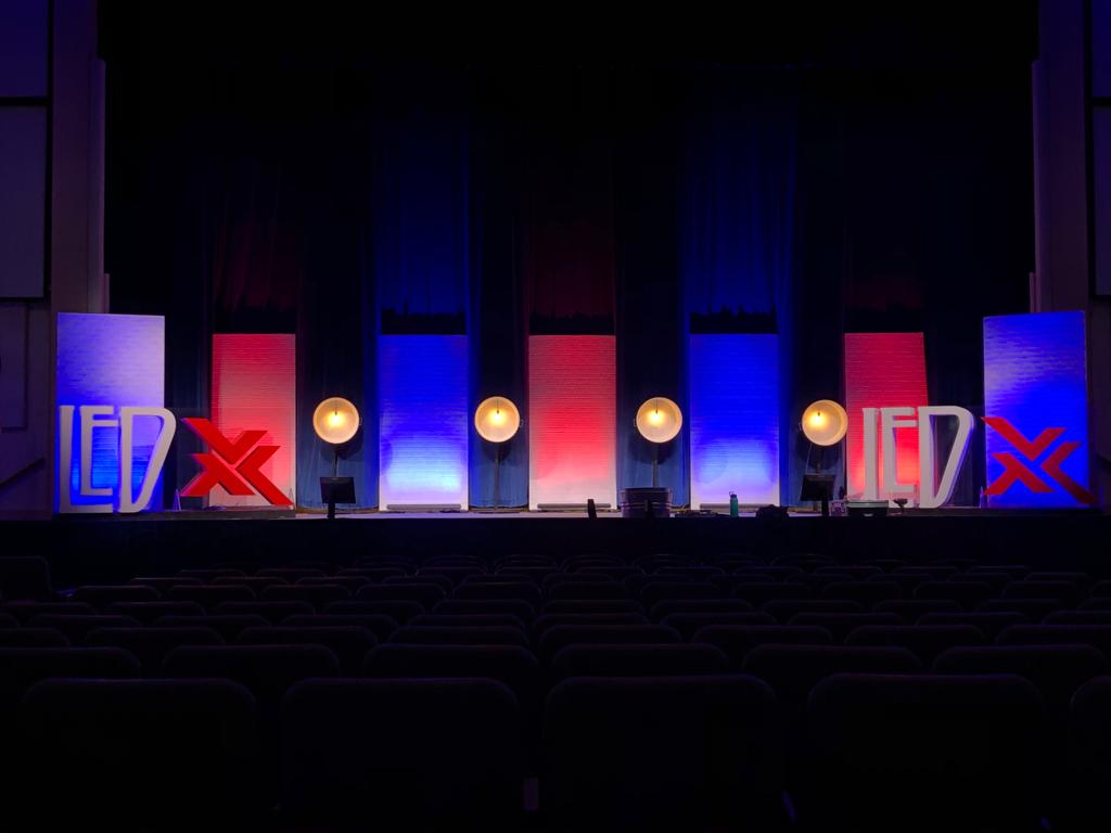 LEDxAU's tweet photo. Excuse us while we get dressed up! We are transforming Polifka Auditorium into something special :) Thanks for the tweet @HQAirUniversity https://t.co/LSaAaJC3Dc