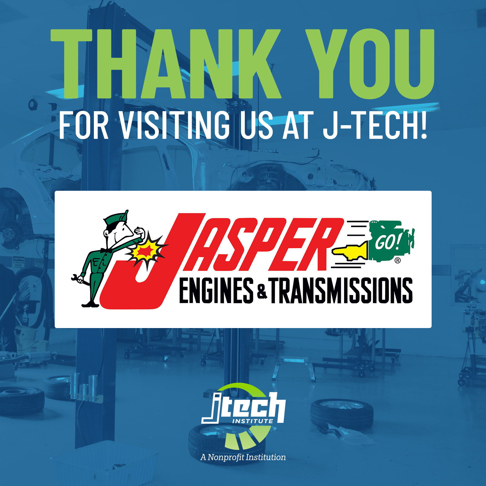 JTech on Twitter "We are so thankful to have had Kerry Wininger from JasperEngines who flew