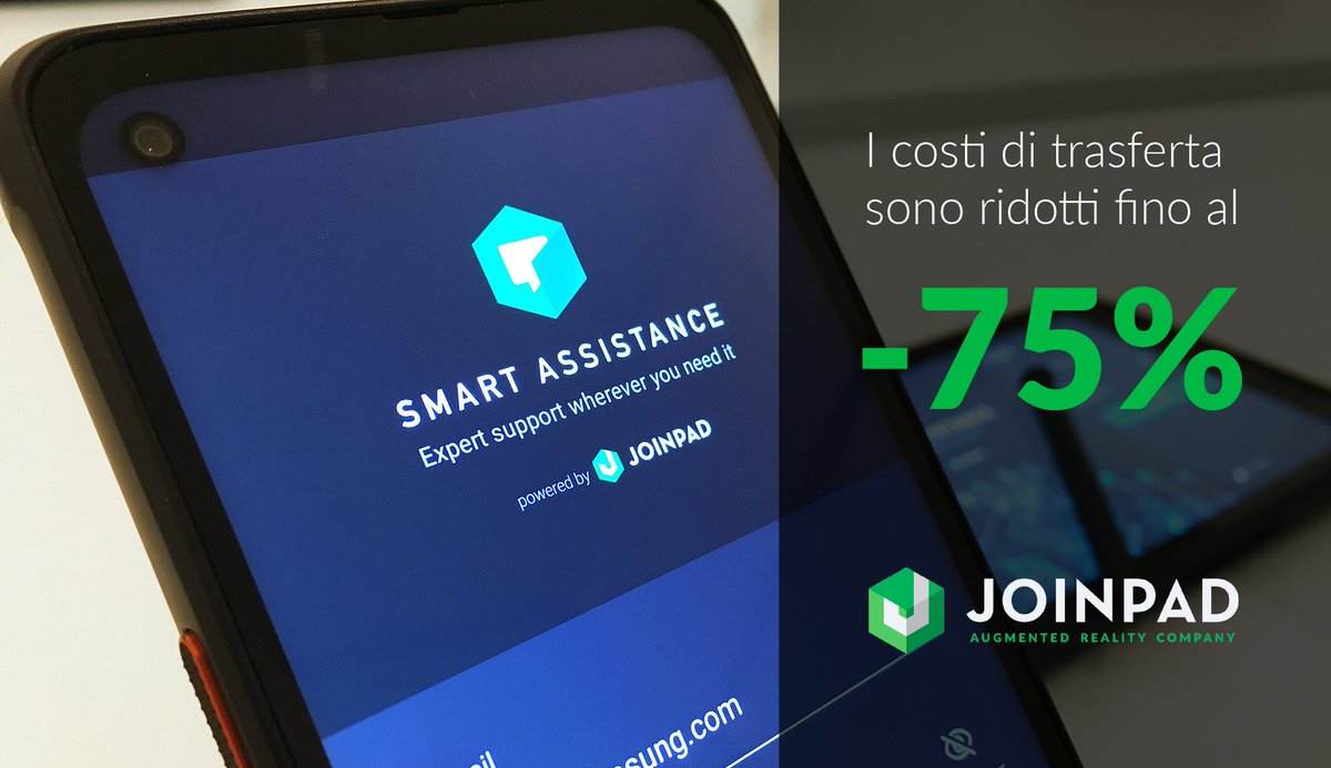 Joinpad's tweet photo. Con JoinPad Smart Assistance, puoi offrire e ricevere supporto remoto #onfield in #RealtàAumentata, riducendo drasticamente le spese di trasferta. Richiedi la demo gratuita: https://t.co/04VmNHi3uM
#industry40 #smartworking #digitalizzazione #AR #joinpad #remotesupport #mro https://t.co/FB2fmjur5S