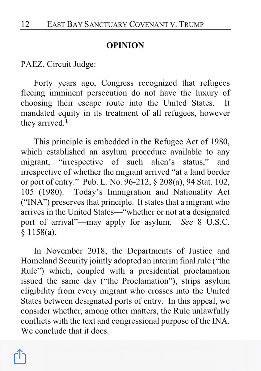 WangCecillia's tweet photo. ALSO BREAKING: @ACLU is 2-2 today in 9th Circuit. Victory in our challenge to Trump’s original asylum ban, as well as his remain in Mexico policy. These were argued as a double header and opinions issued together today. Congrats @EBaySanctuary @AlOtroLado_Org @ThinkLawLab again! https://t.co/CKMEtkafPu