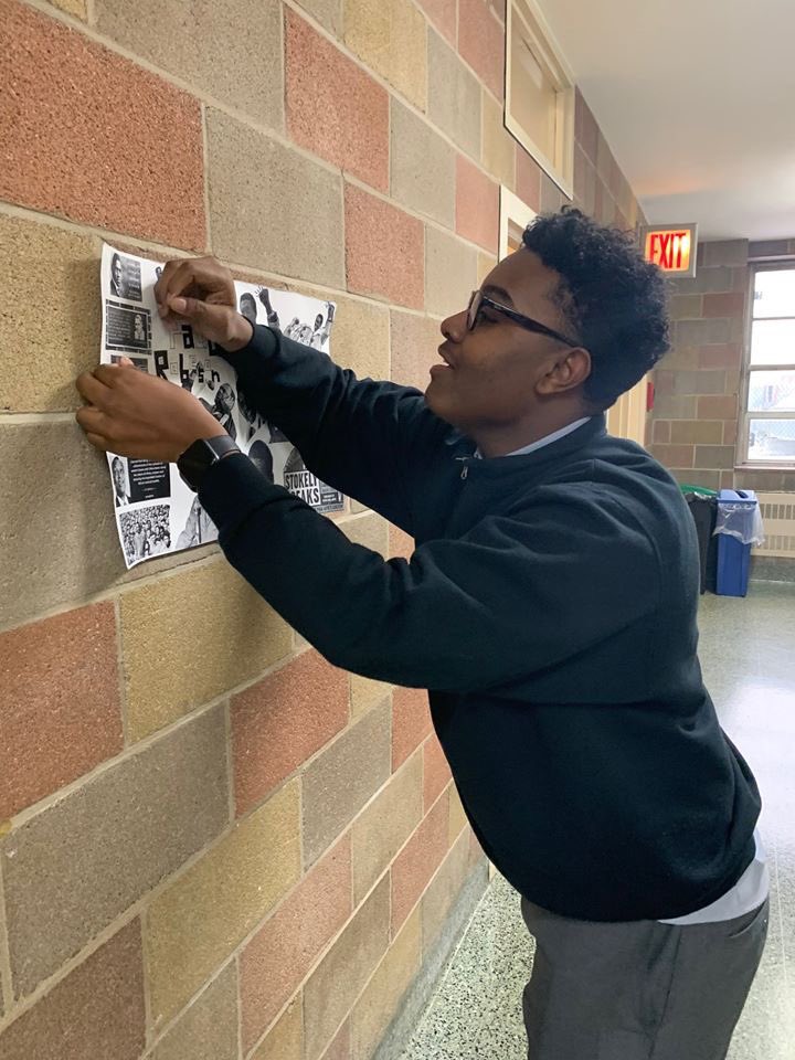 cpinnavaia's tweet image. As we conclude #blackhistorymonth , we thank the Multicultural Club for adorning the halls with homemade posters of noteworthy African American figures and presenting their biographies as part of our morning prayer each day. #BoldLearning #UncommonLeaders #sepfamily