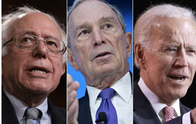 kenfisher20's tweet photo. Perhaps we should start to focus on who would be Vice President. Bernie 78, Bloomberg 78, Biden 77, Trump 73. Avg life expectancy of an American male in 2020 is 78. 😳 #youngsters 😎 https://t.co/u9jQPK95Vj