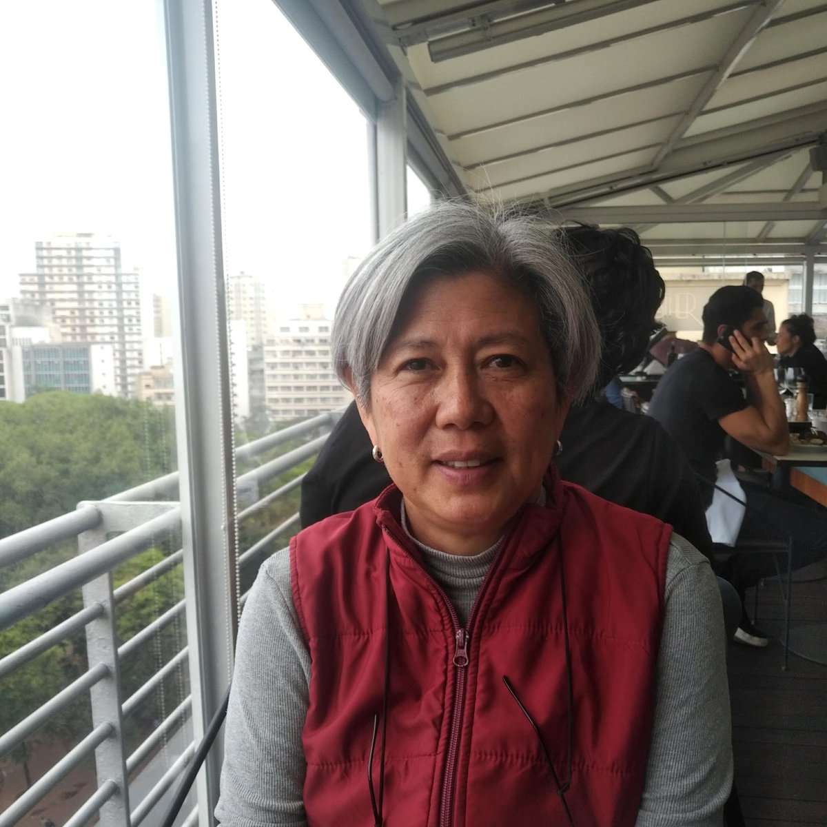 This is Ing Giok Tan, in São Paulo. In the early 1960s, many families fled (US-backed) anti-Chinese pogroms in Indonesia, to seek respite in Brazil. But of course, the Cold War meant that things did not stay calm here, either. She has become an engineer, and a frequent protester