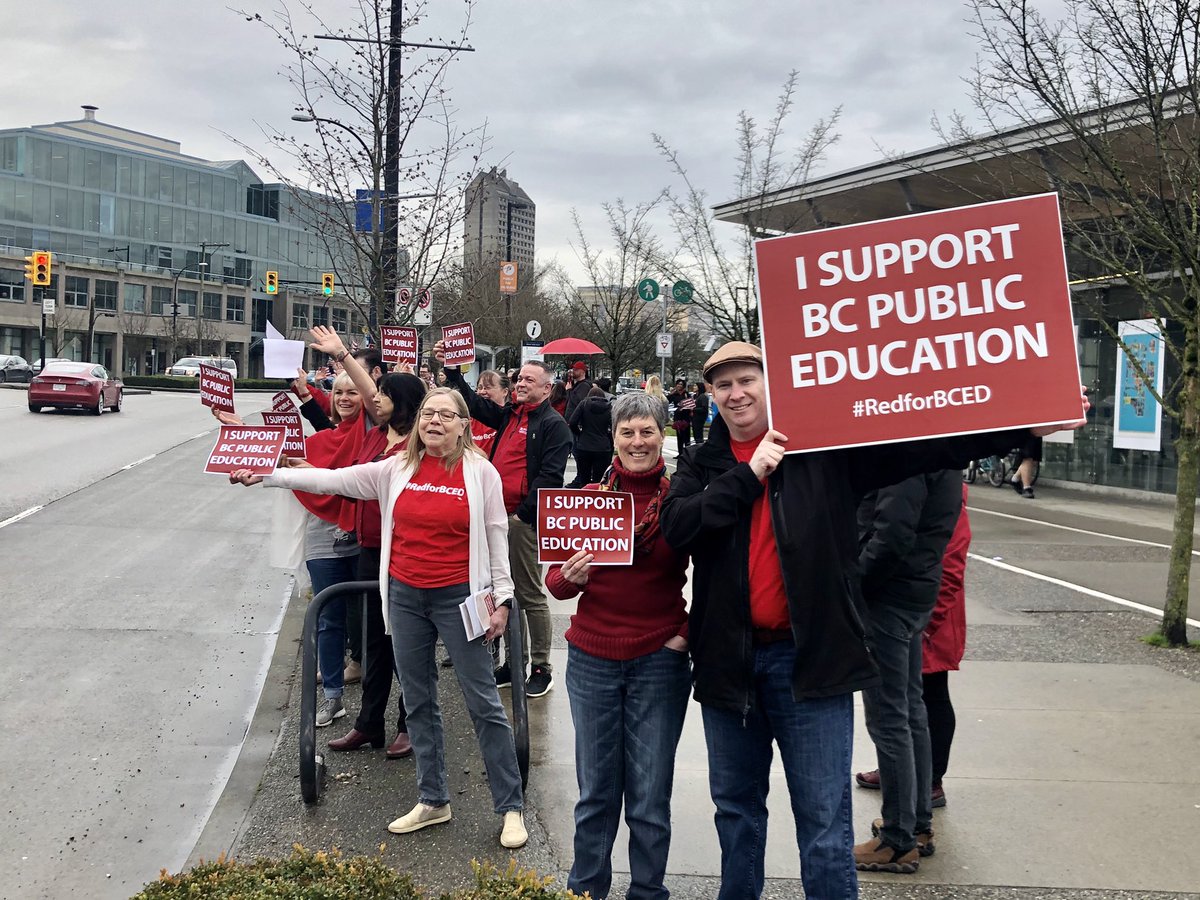 Today is the National Day of Action for Public Education a day for teachers across the country to bring attention to canadian education issues. Teachers want the best for our students. Public education needs your support! Invest in Education! #bced #RedforEd #RedforBCEd #bcpoli