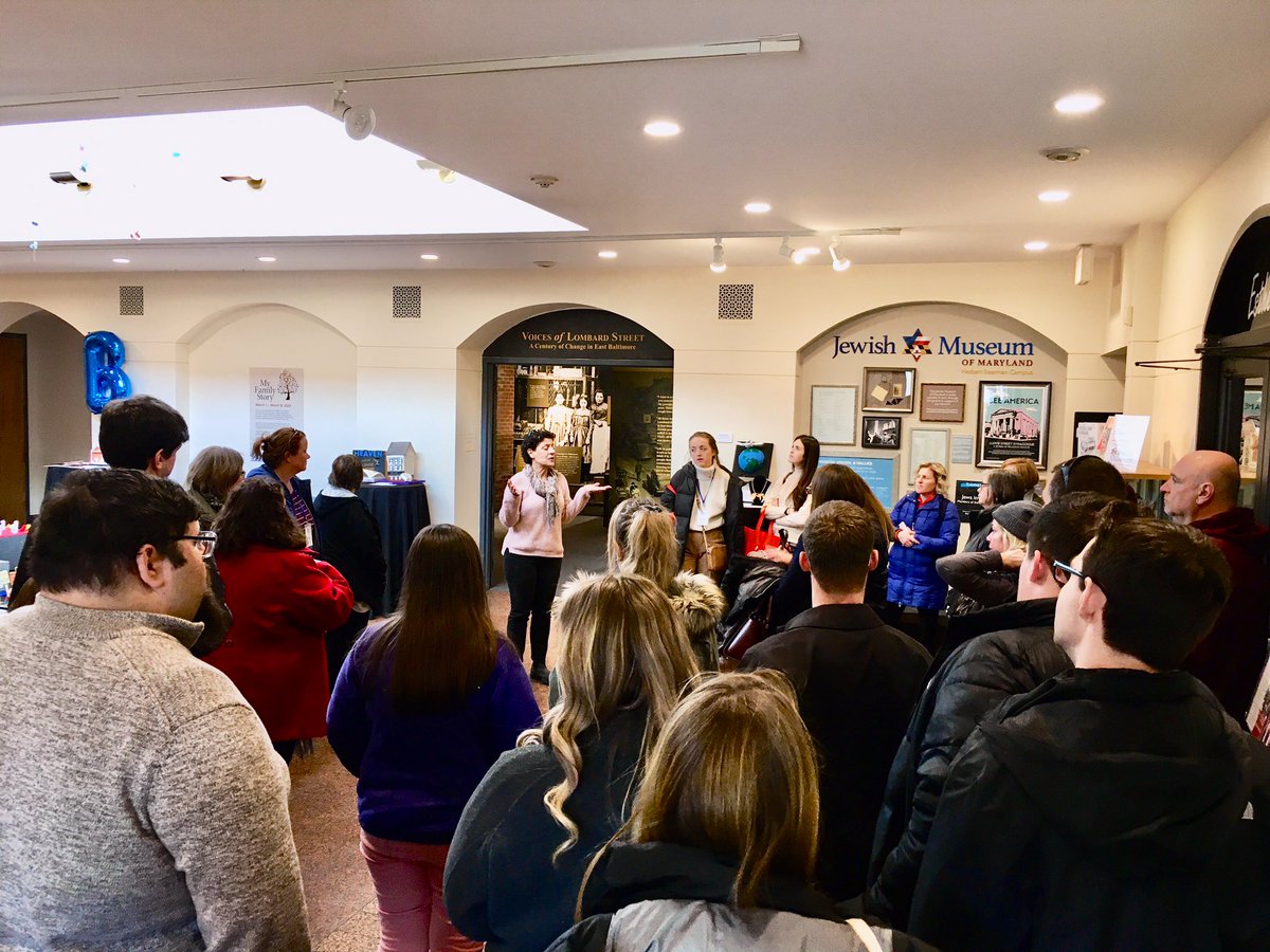 MidStatesCSS's tweet photo. Our Friday field excursion at #MSCSS20 got off to fascinating start at the @jewishmuseummd, exploring their exhibits on Lombard street, scrap, and their amazing historic synagogue. https://t.co/OHYs5sPbfy