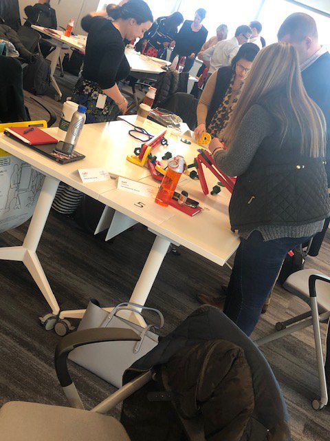 PCTYCareers's tweet photo. Our Talent Acquisition team held their first annual Talent Talks. The team worked with @MTa_Learning from the UK on team building and collaboration. 🍎 🍊 🎙️ #insidePaylocity #Talent #PCTY #TalentTalks https://t.co/njvO4f93UN