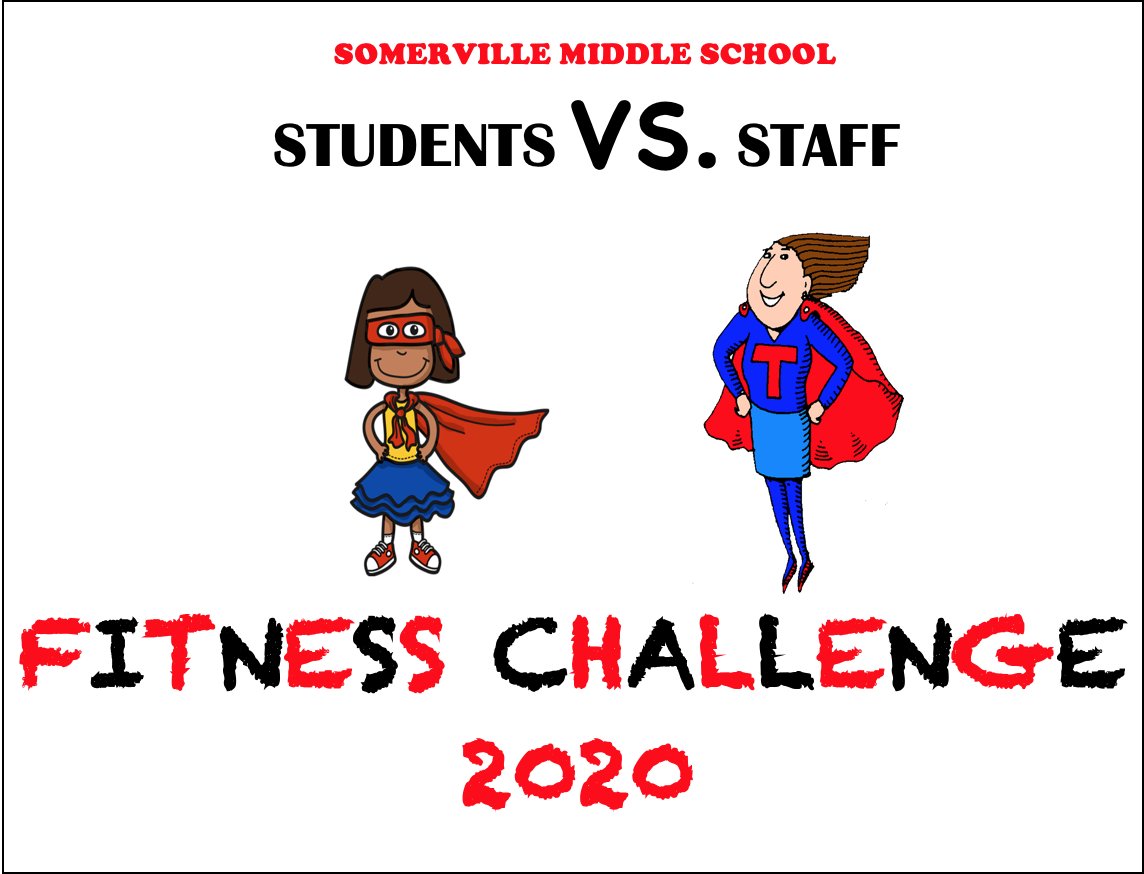 Who's gonna win our inaugural 'Annual Students Vs. Staff Fitness Challenge'? Our students & staff are voting on the events/challenges that they will compete against each other in. The Fitness Challenge will occur the week of March 23rd. Huge trophy will be awarded on March 27th