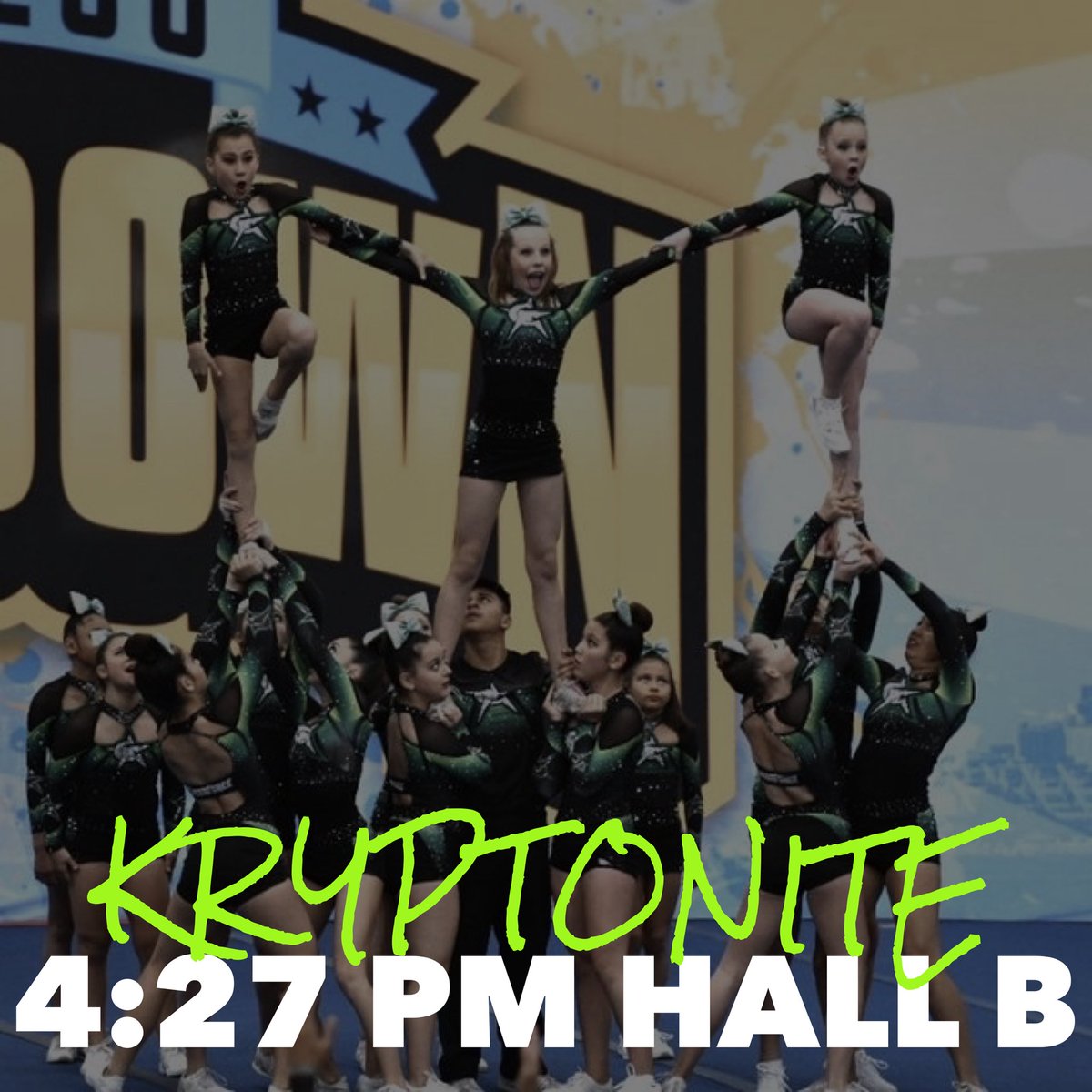 CheerForceOC's tweet image. Happy Day 1 of NCA!💚 #onenationundergreen #greengang