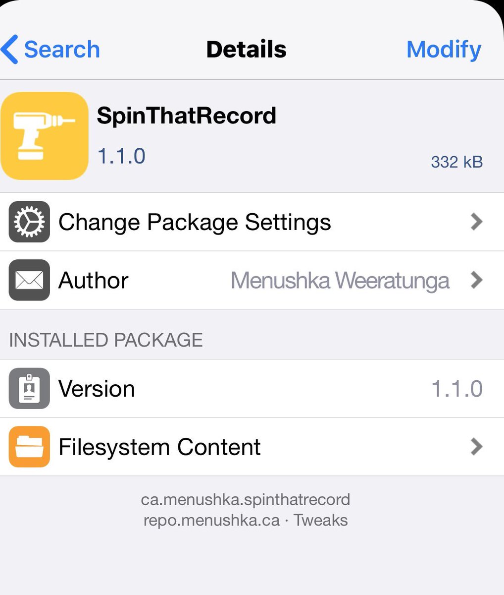 A12DEVICE's tweet photo. @SparkDev_ Needs any Developer who can give an updated to this tweak.the Developer of this tweak Is Gone https://t.co/hTtKQKTwkM
