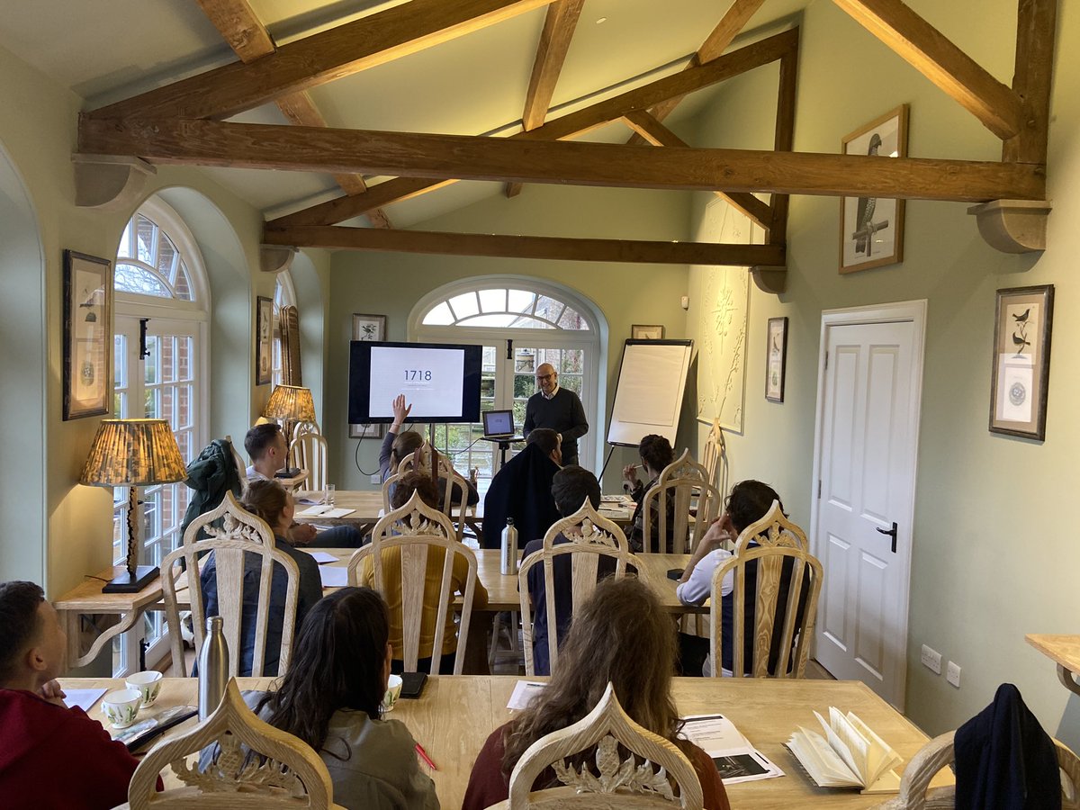 MichaelMMancini's tweet photo. What a great morning talking to the #buildingcraft students from the @PrincesFound 
Thank you to Christian and @Dumfries_House for being great hosts.
#theprincesfoundation #princesfoundation #buildingcraft #craftskills #joinery #stonemason #thatching #timber 
#education https://t.co/R2i9RlgEkC