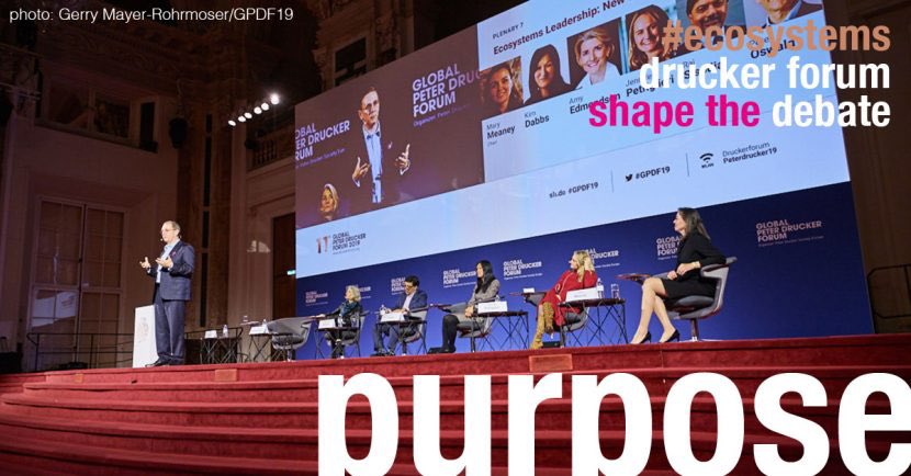 GDruckerForum's tweet photo. The ecosystem leader 
by Steve Forbes @forbze 

Mary Meaney @McKinsey
@kimdabbs @Steelcase 
@AmyCEdmondson @HarvardHBS 
@jenpetriglieri @INSEAD
@RajSisodiaCC @babson
Peter Oswald @mondigroup

#GPDF19 #ecosystems #GPDF20 #leadership #ShapeTheDebate 
https://t.co/INMbQtH1ZH https://t.co/u9ZZQPHRWI