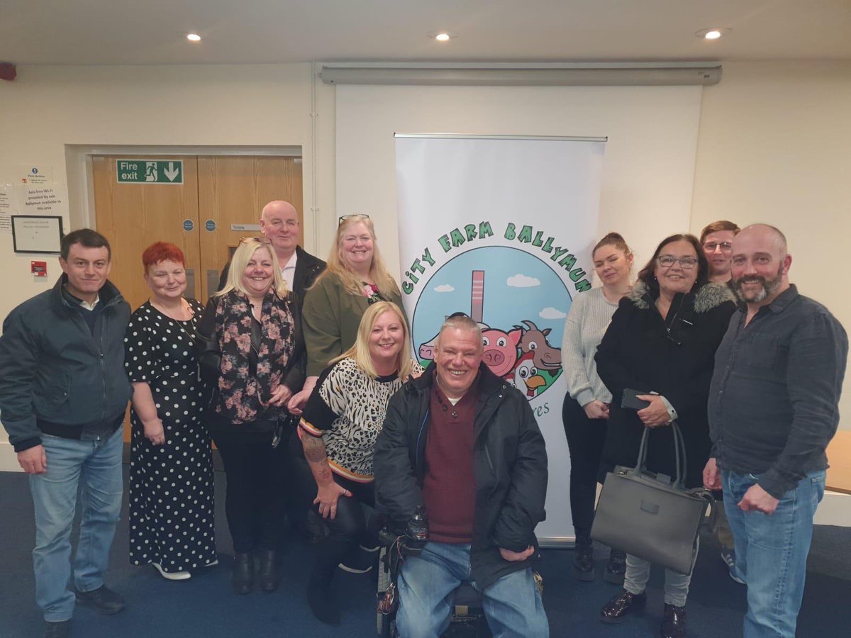 FarmBallymun's tweet photo. A very happy City @FarmBallymun Committee after our first public meeting this week in @axisBallymun. Hugely successful night with a full house as we discussed our exciting plans! We look forward to seeing and hearing from you all at future meetings.   #GrowingFutures https://t.co/iFRVkdVSKH